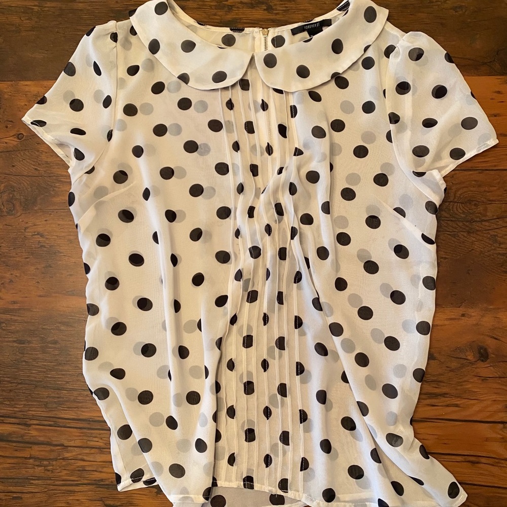 Forever 21 sheer blouse